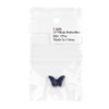 Lapis 12x18mm Top Drilled on Wing Tip Butterfly Pendant - 1 per bag