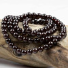 Cherry Tree Beads Garnet 6mm Mala Round Beads - 115 beads per strand 