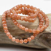 Cherry Tree Beads Sunstone 6mm Mala Round Beads - 115 beads per strand 