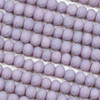 Crystal 4x6mm Opaque Matte Wisteria Purple Rondelle Beads - Approx. 15.5 inch strand