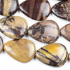 Cherry Tree Beads Purple Cherry Creek Jasper 30x40mm Teardrop Beads - 16 inch strand 