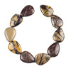 Cherry Tree Beads Purple Cherry Creek Jasper 30x40mm Teardrop Beads - 16 inch strand 