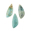 Amazonite 20x48mm Top Drilled Triangle Free Form Pendant - 1 per bag