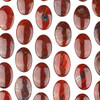 Cherry Tree Beads Rainbow Jasper 25x40mm Top Front to Back Drilled Oval Pendant - 1 per bag 