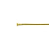 Gold Plated Brass 1.5 inch, 22g Headpins - 150 per bag