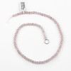 Cherry Tree Beads Rose Quartz with Black Mica 5mm Round Beads - 16 inch strand 