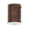 1.5mm Antique Dark Brown Leather Cord - #407, 25 meter spool