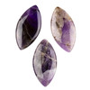 Cherry Tree Beads Amethyst 25x50mm Top Side Drilled Marquise Pendant with a Flat Back - 1 per bag Cherry Tree Beads Amethyst 25x50mm Top Side Drilled Marquise Pendant with a Flat Back - 1 per bag