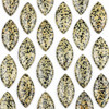 Cherry Tree Beads Dalmatian Jasper 25x50mm Top Side Drilled Marquise Pendant with a Flat Back - 1 per bag
