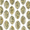 Dalmatian Jasper 24x44mm Top Side Drilled Puff Marquis Pendant - 1 per bag