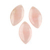 Cherry Tree Beads Rose Quartz 24x44mm Top Side Drilled Puff Marquise Pendant - 1 per bag
