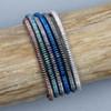 Cherry Tree Beads Hematite 1x3mm Rondelle Beads - 8 inch strand 
