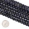 Cherry Tree Beads Iolite 7mm Round Beads - 15 inch strand 