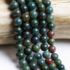 Cherry Tree Beads Bloodstone 8mm Round Beads - 15 inch strand