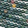 Cherry Tree Beads Bloodstone 10mm Round Beads - 15.5 inch strand 