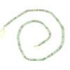Green Opal 3x4mm Faceted Rondelle Beads - 15 inch strand