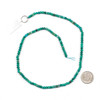 Cherry Tree Beads Natural Turquoise 3x4mm Faceted Rondelle Beads - 15 inch strand 