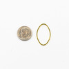 Cherry Tree Beads Gold Plated Brass 16x26mm Oval Link - 6 per bag - ES7282g