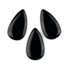 Onyx 24x44mm Top Side Drilled Teardrop Pendant - 1 per bag