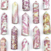 Cherry Tree Beads Pink Tourmaline Crystal Tower - approx. 3.5-4", 1 piece 