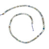 Aquamarine Grade "B" 3-4mm Round Beads - 15 inch strand