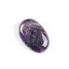 Cherry Tree Beads Amethyst Palm Stone - 1 per bag 