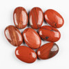 Cherry Tree Beads Red Jasper Palm Stone - 1 per bag 