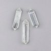 Quartz 10-12x45-55mm Hexagonal Double Terminated Point Pendant - 1 per bag