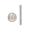 Cherry Tree Beads 304 Stainless Steel 4x40mm Rectangle Drop Components - 2 per bag 