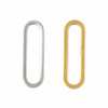 Cherry Tree Beads 304 Stainless Steel 10x30mm Paper Clip Components - 2 per bag 
