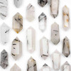Cherry Tree Beads Black Tourmalinated Quartz Crystal Small Double Terminated Point Specimen - approx. .5-1x1.5-2.25", 1 piece 