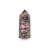 Cherry Tree Beads Rhodonite Crystal Tower - approx. 2.5-3.75", 1 piece 