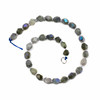 Blue Labradorite approx. 10x12mm Faceted Nugget Beads with an AB finish - 15 inch strand