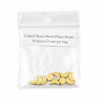 Coated Brass Moon Phase Beads - 10 pieces/2 sets per bag