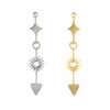 Cherry Tree Beads 304 Stainless Steel 8x42mm Celestial Arrow Components - 2 per bag 