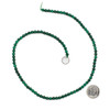 Malachite 4mm Round Beads - 15 inch strand