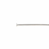 Silver Plated Brass 1 inch, 21g Headpins - 100 per bag