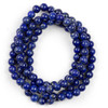 Cherry Tree Beads Lapis 6mm Mala Round Beads - 115 beads per strand 
