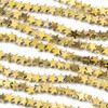Synthetic Hematite Electroplated Gold 4mm Star Beads - 8 inch strand
