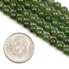 Cherry Tree Beads Nephrite Jade 4mm Round Beads - 15 inch strand 