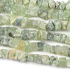 Prehnite approximately 7x14-12x18mm Rough Nugget Beads - 15 inch strand