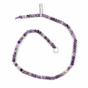 Cherry Tree Beads Chevron Amethyst 4x6mm Faceted Rondelle Beads - 15 inch strand 