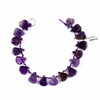 Amethyst approximately 11x15mm Top Drilled Rough-Cut Polished Top Drilled Teardrop Beads - 8 inch strand