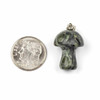 Cherry Tree Beads Gemstone 16x20mm Mushroom Pendant with Silver Loop and Bail - 1 per bag 