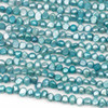 Fresh Water Pearl 4x5mm Aqua Flat-Sided Potato Beads - 13 inch strand