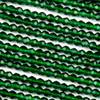 Crystal 2mm Dark Green Faceted Round Beads - 14 inch strand