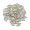 Cherry Tree Beads Moonstone 11x20mm Faceted Oval Drop with Sterling Silver Bezel and 3 Tiny Dots - 1 piece 