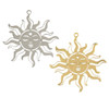Cherry Tree Beads 304 Stainless Steel 35x37mm Blazing Sun Components - 2 per bag 