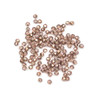 Crystal 2x3mm Opaque and Translucent Vintage Rose Gold Faceted Rondelle Beads - Approx. 15.5 inch strand