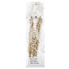 One meter of Amazonite dangle chain with raw brass links, featuring natural gemstone beads by Cherry Tree Beads.